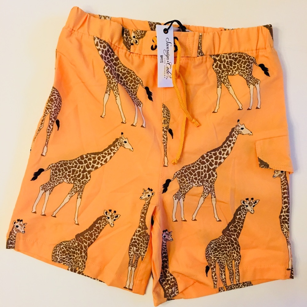 Sovereign Code Boys Giraffe Swim Trunk